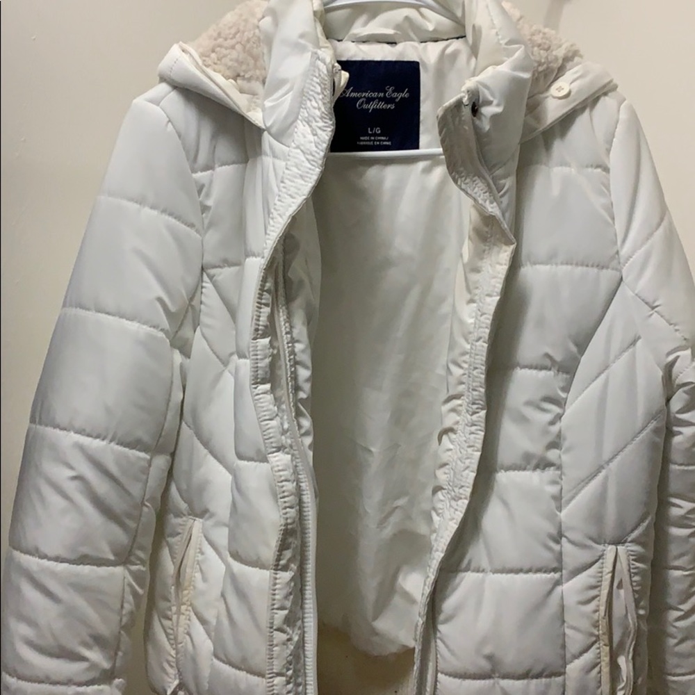 White American eagle jacket